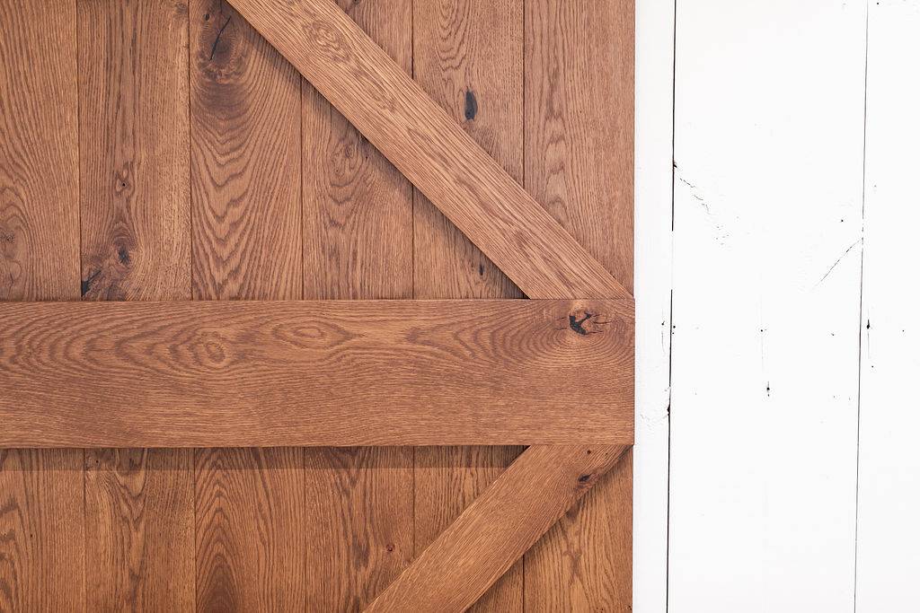 image of sliding barn doors character details