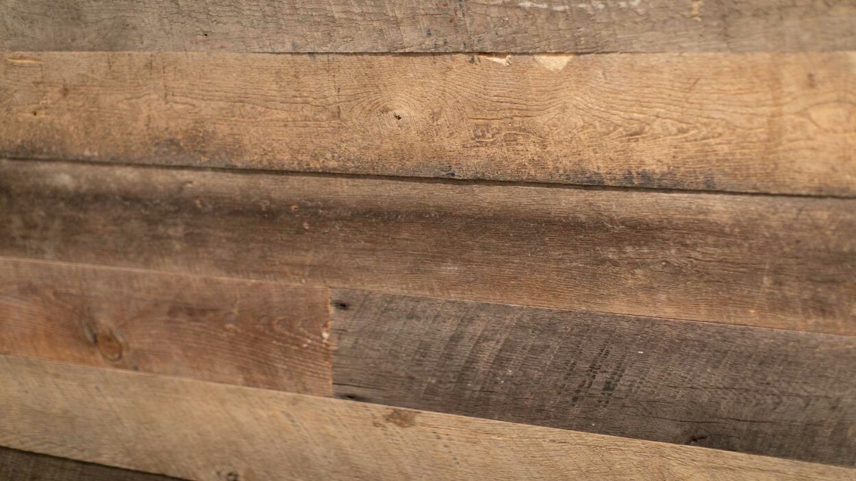 Reclaimed Brown Barn Wood Wall Paneling - Image 7