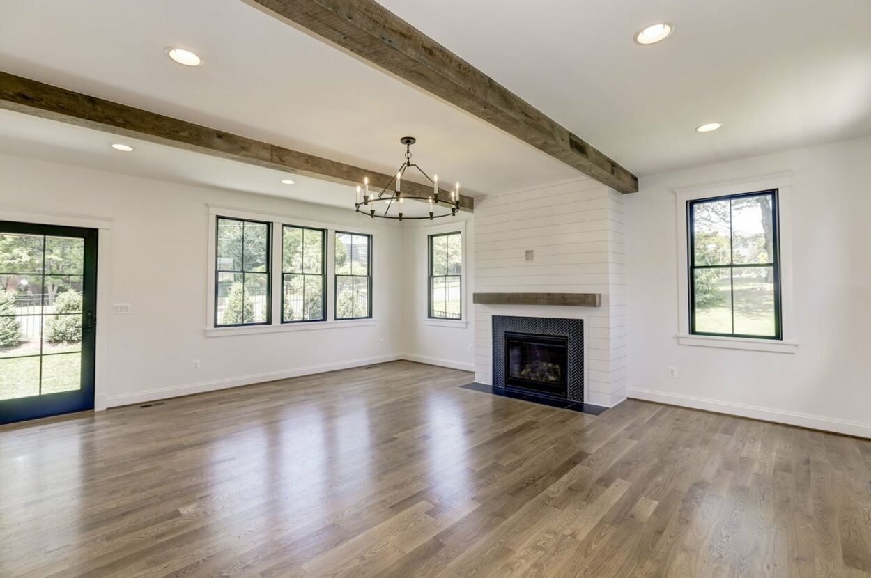 Reclaimed Wood Box Beam - Gray - Image 2