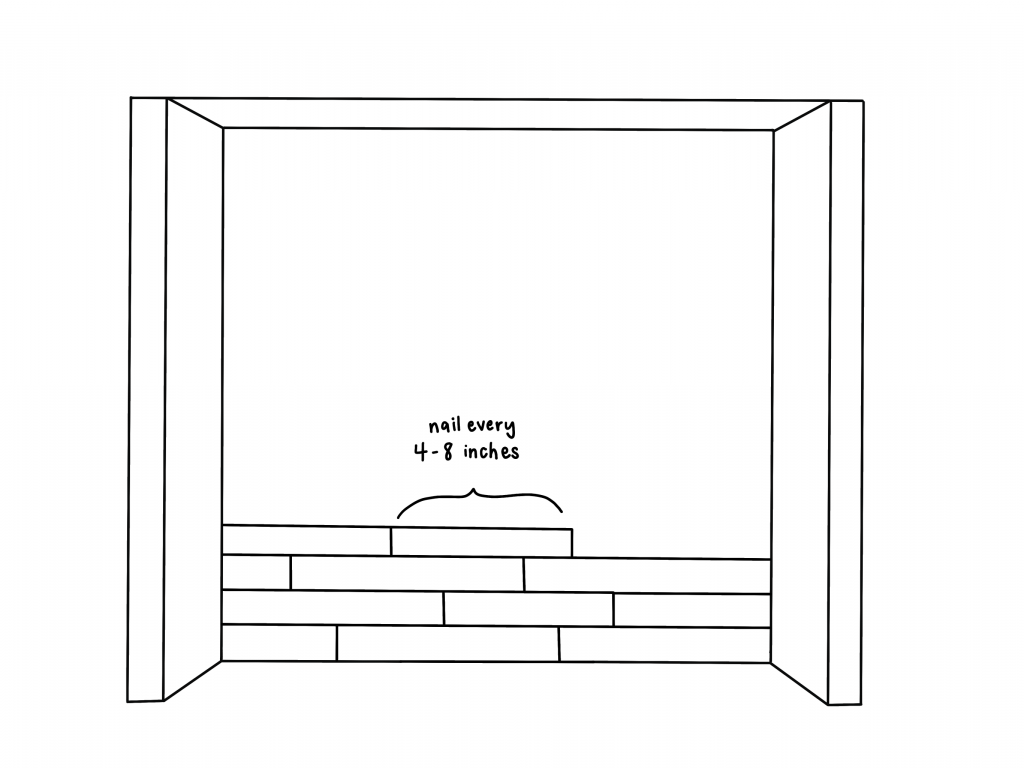 Illustration for install guide by Sawmill Designs