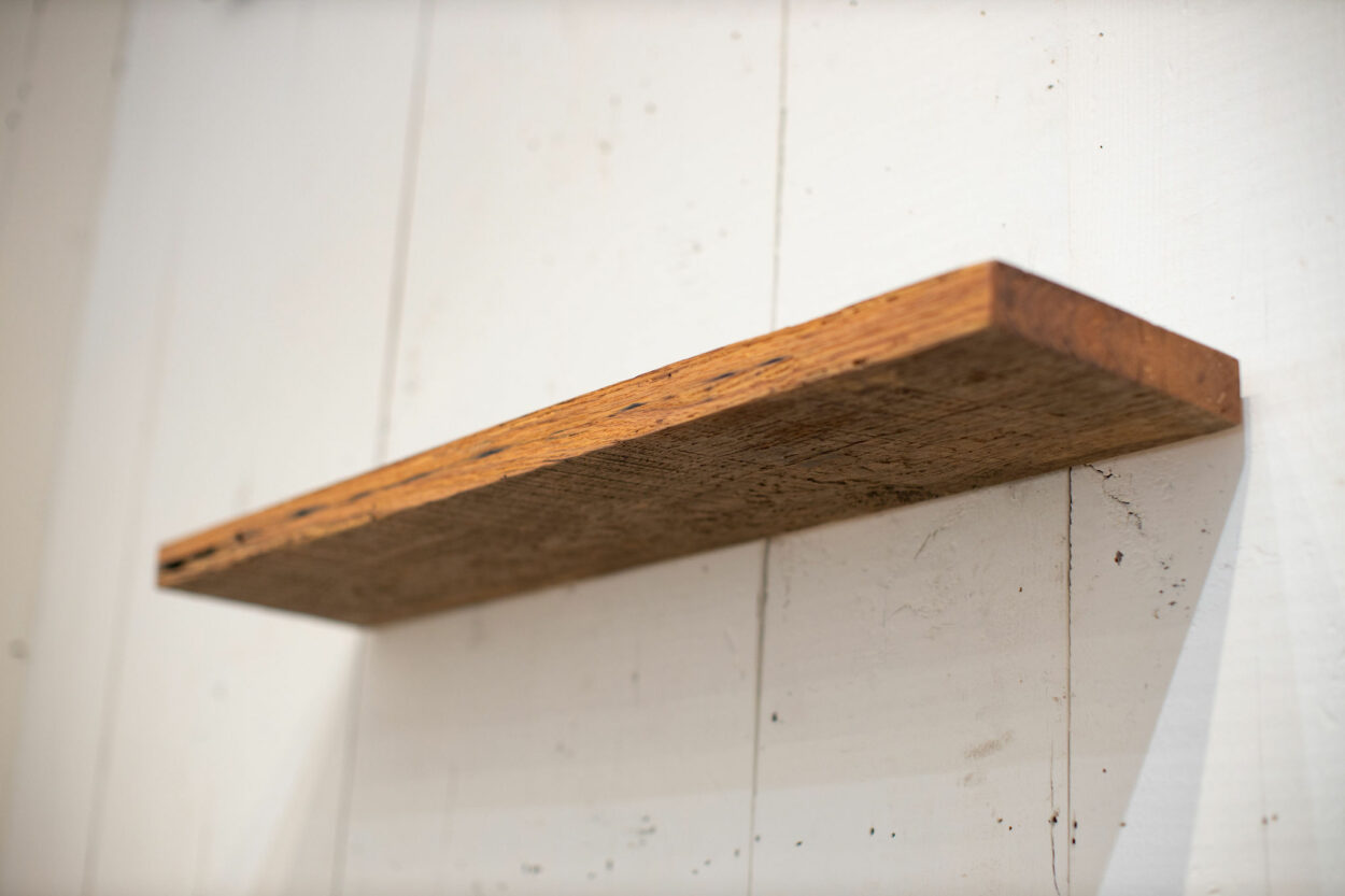 Reclaimed Barn Board Shelving - Image 3