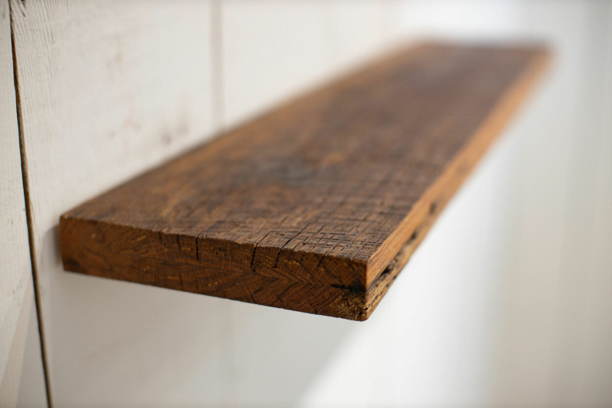 Reclaimed Barn Board Shelving - Image 5