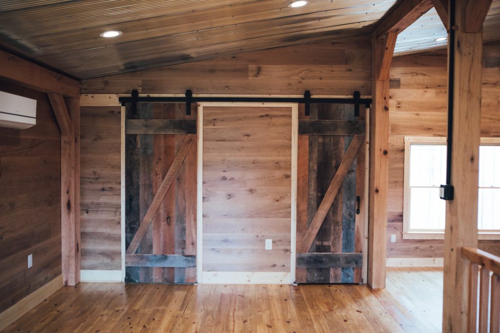 Rustic Barn Doors for Bathrooms by Sawmill Designs