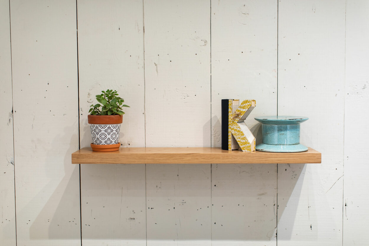 Whiteoak2 Image of wood shelf from Sawmill Designs