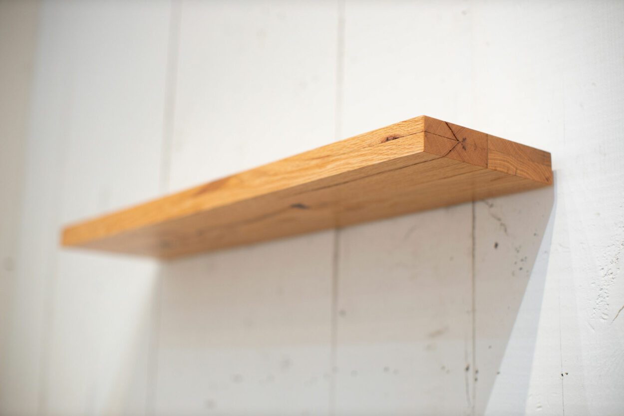 Antique Oak Shelving - Image 3