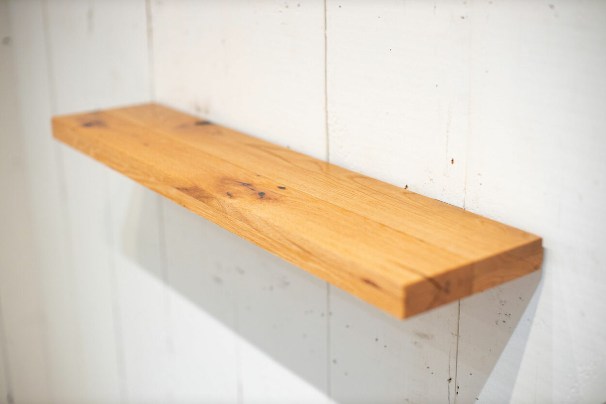 Antique Oak Shelving - Image 4