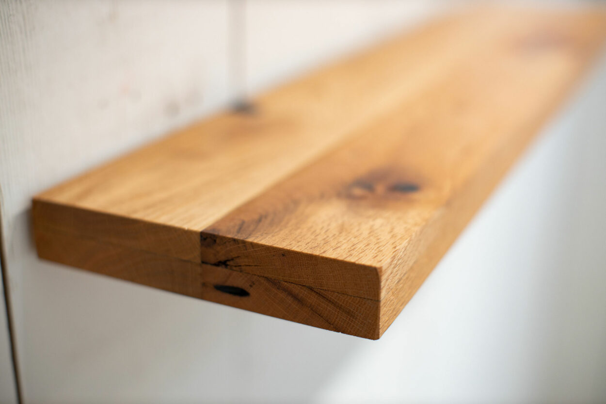 Antique Oak Shelving - Image 5