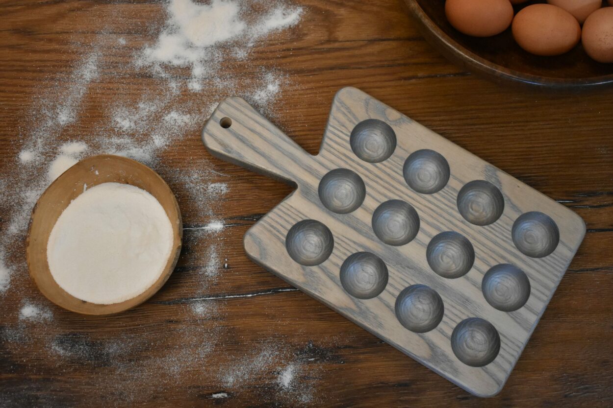 Farmhouse Egg Board: Gray Oil - Image 7