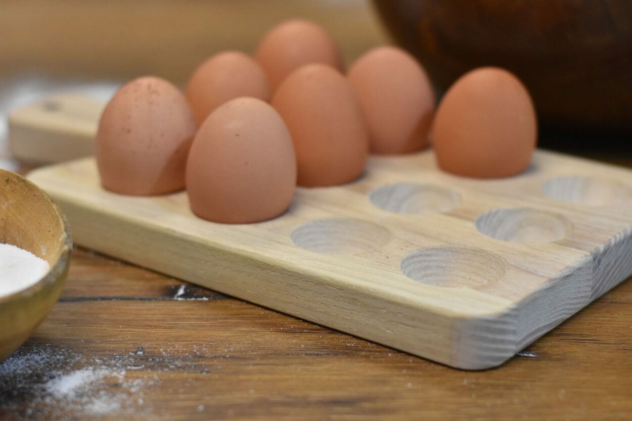 Farmhouse Egg Board: Natural Oil - Image 3