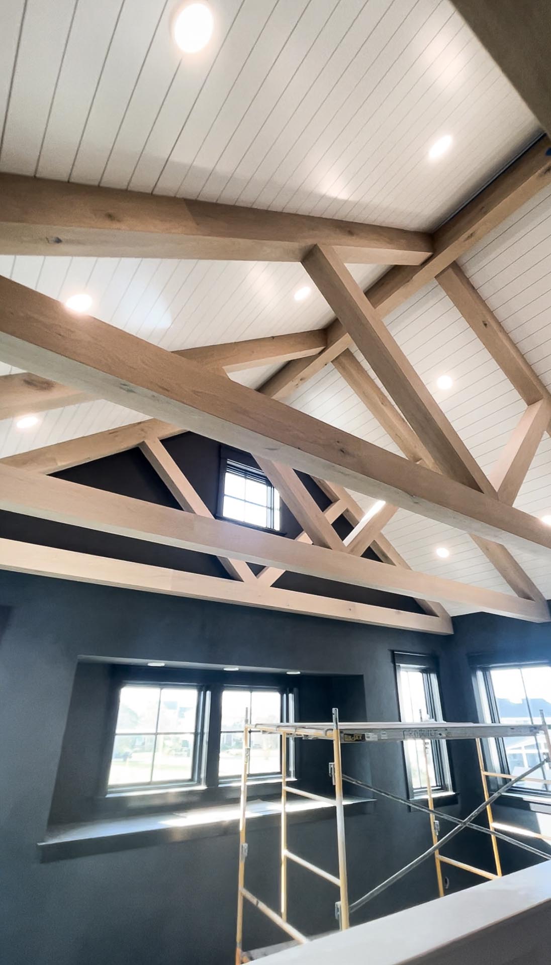 White Oak Custom Beams