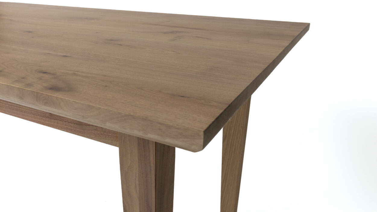 Virginia Walnut Table Weathered Under Bevel 3