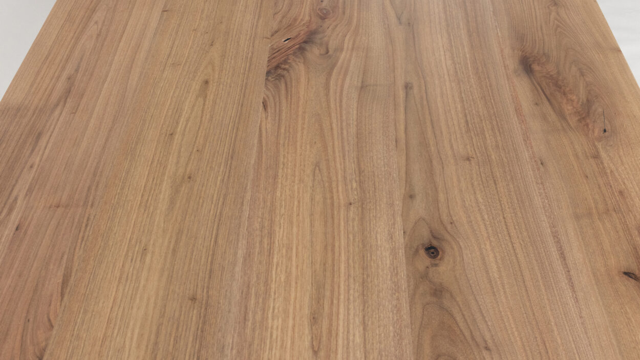 Virginia Walnut Table Weathered Under Bevel 5